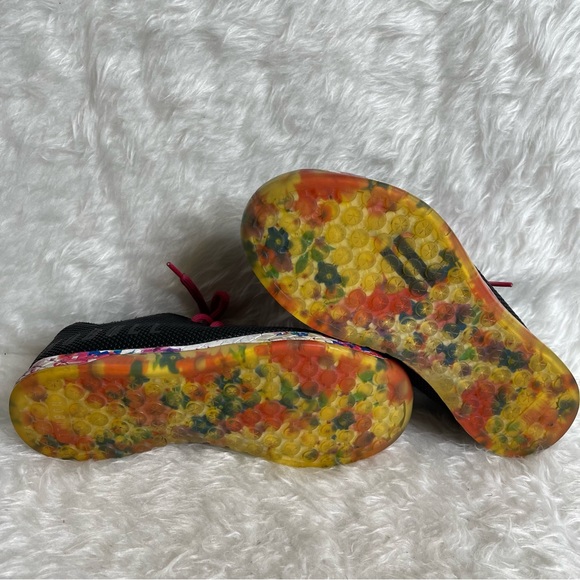 NoBull women’s Black Floral Trainer size 6.5 - Picture 14 of 15